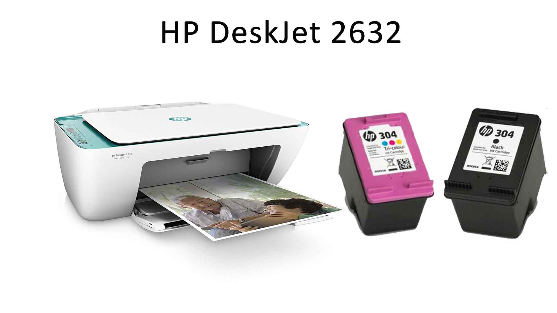 Remplacement d'une cartouche sur l'imprimante HP DeskJet 2132